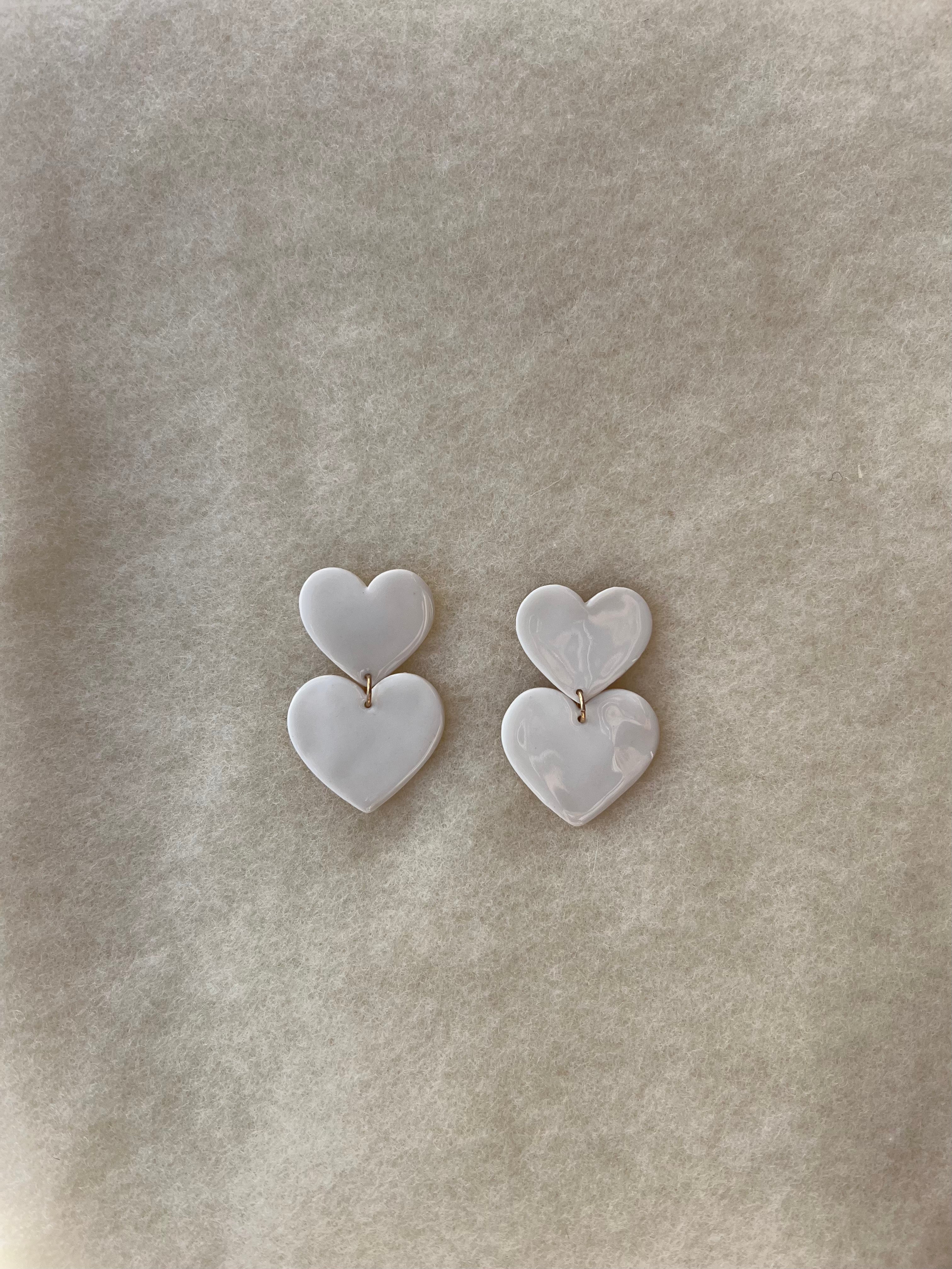 Double hearts – Ellen Debie Ceramics
